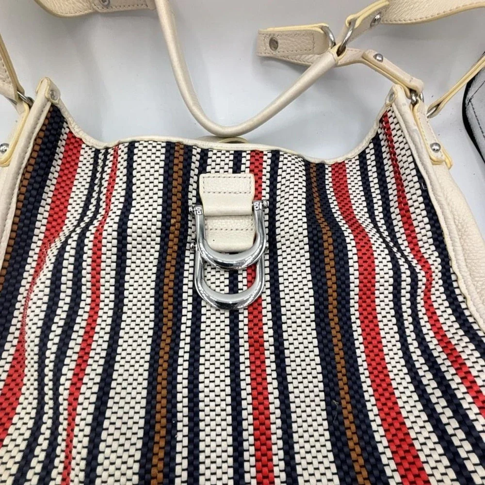 Sam Edelman Meryl Striped Woven Hobo Bag